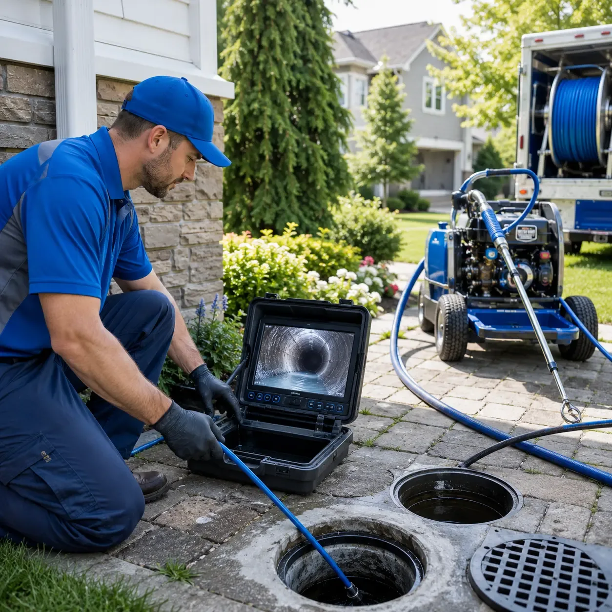 Outdoor drain cleaning professionals serving Elizabeth, NJ
